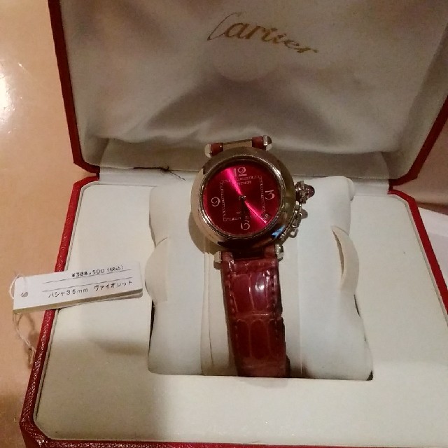 【公式】 Cartier - カルティエ　クリスマス限定パシャ　ヴァイオレット 腕時計