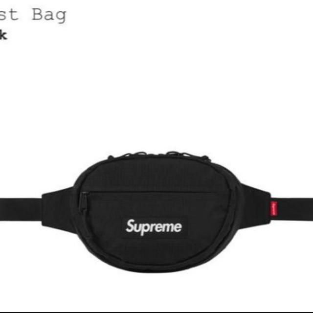 Supreme Waist Bag  18AW 黒 Black ウエストバック