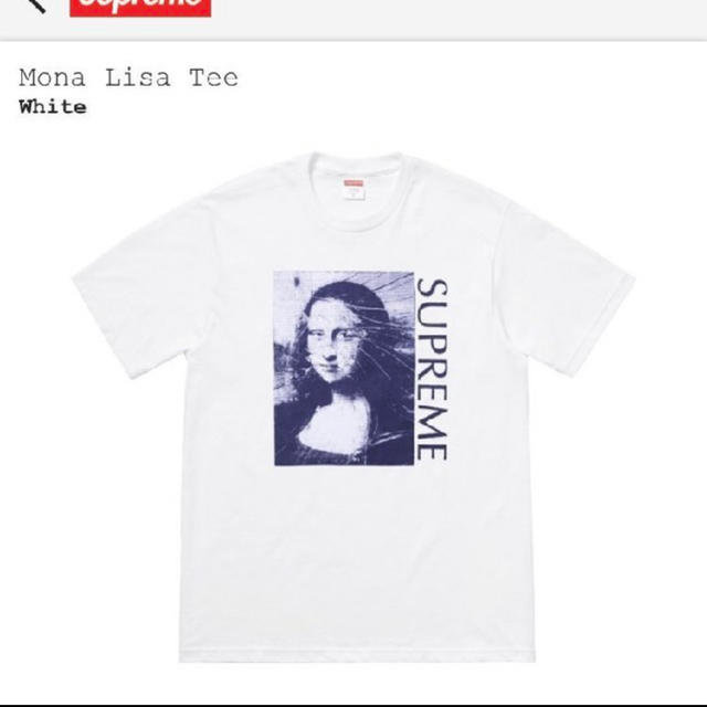 supreme monalisa tee black s 2018ss