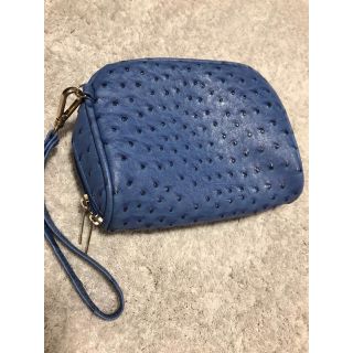 アズールバイマウジー(AZUL by moussy)のくすみブルー♡クラッチバッグ♡ZARA好きさん♡(クラッチバッグ)