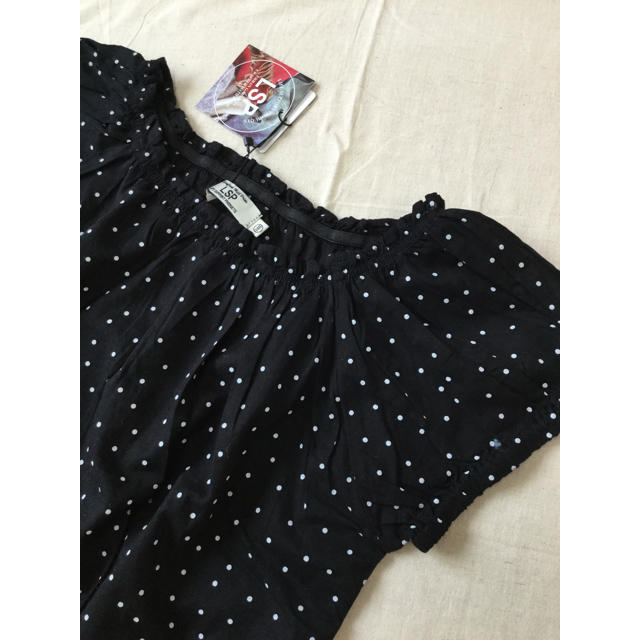 MARKEY'S(マーキーズ)のドットかわいいブラウス キッズ/ベビー/マタニティのキッズ服女の子用(90cm~)(Tシャツ/カットソー)の商品写真