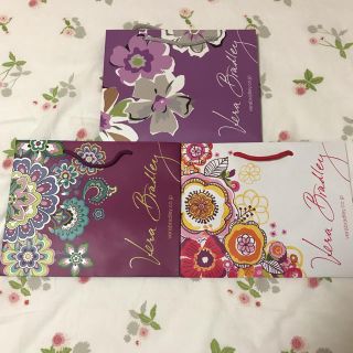 ヴェラブラッドリー(Vera Bradley)のヴェラブラッドリー ショッパー3枚セット⑦(ショップ袋)