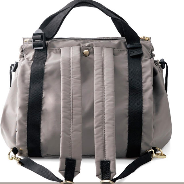 FELISSIMO(フェリシモ)のフェリシモ レジカゴリュック グレー新品 レディースのバッグ(かごバッグ/ストローバッグ)の商品写真