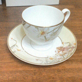 ナルミ(NARUMI)のナルミ　フラワーフェアリー　コーヒー碗皿　１客(グラス/カップ)