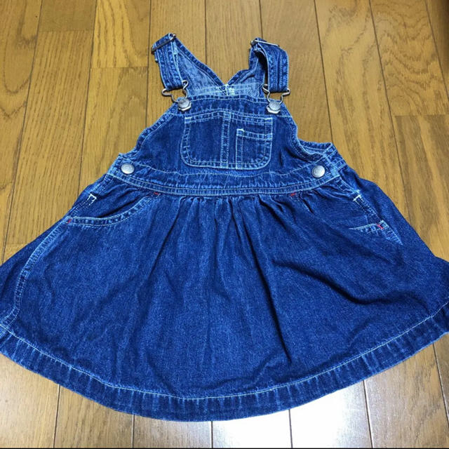 babyGAP(ベビーギャップ)のbaby Gap デニム ジャンパースカート 80cm キッズ/ベビー/マタニティのベビー服(~85cm)(スカート)の商品写真