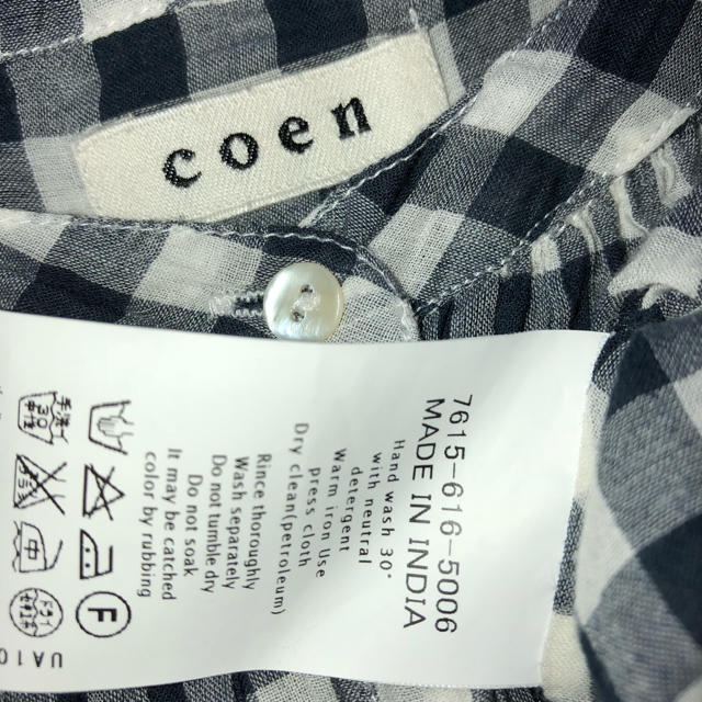 coen(コーエン)のcoenトップス レディースのトップス(シャツ/ブラウス(半袖/袖なし))の商品写真