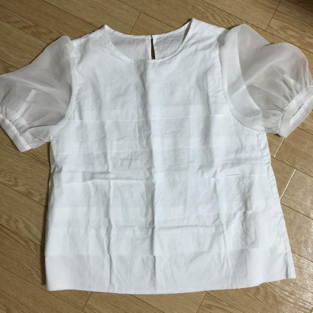 Dot&Stripes CHILDWOMAN(ドットアンドストライプスチャイルドウーマン)の袖シフォンpo レディースのトップス(Tシャツ(半袖/袖なし))の商品写真