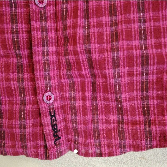 X-girl(エックスガール)のXgirl チェックシャツ レディースのトップス(シャツ/ブラウス(半袖/袖なし))の商品写真