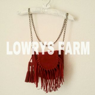 ローリーズファーム(LOWRYS FARM)のLOWRYS フリンジミニポシェット(ショルダーバッグ)