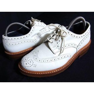 トリッカーズ(Trickers)のエディフィス 別注 トリッカーズ ウィングチップ レザー シューズ 7.5 白(ドレス/ビジネス)