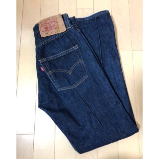 preloved shinzone リメイク デニム センタープレス