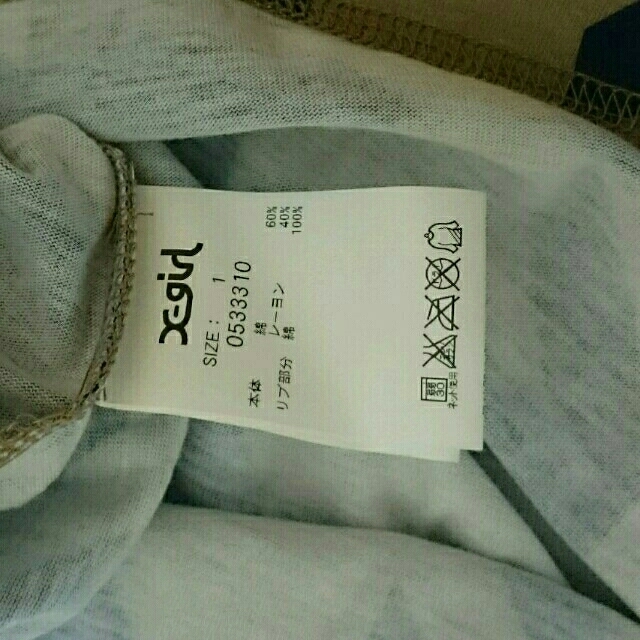 X-girl(エックスガール)のX-girl✩トップス レディースのトップス(Tシャツ(長袖/七分))の商品写真