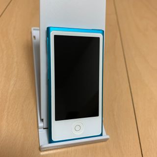 アップル(Apple)のiPod nano 第7世代 ブルー(ポータブルプレーヤー)