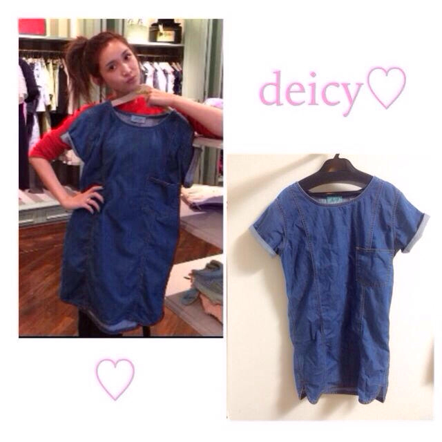 deicy♥︎デニムコクーン ワンピース