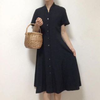 ロキエ(Lochie)の古着 vintage シャツワンピース(ロングワンピース/マキシワンピース)