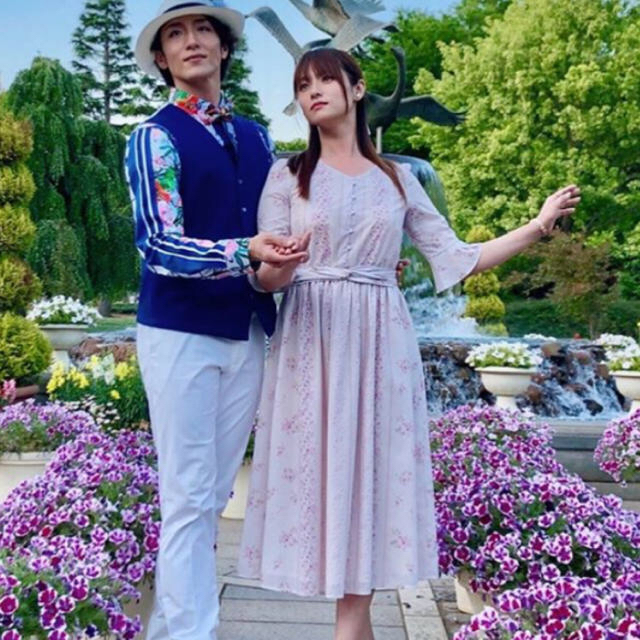 ♡深田恭子着用♡ レッセパッセ ワンピース | フリマアプリ ラクマ 【極美品】レッセ・パッセ ローズ柄 ロングワンピース