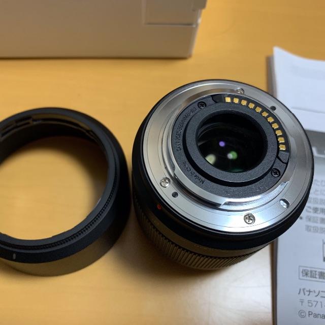 パナソニック単焦点レンズ25mm/F1.7ブラック美品 2