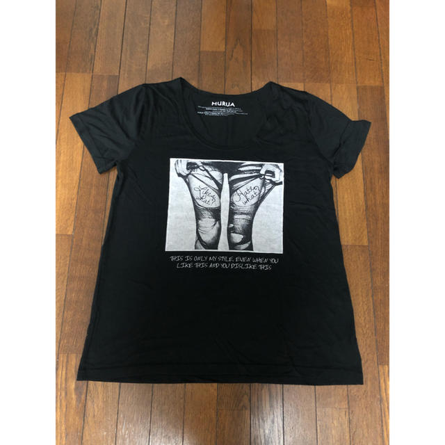 MURUA(ムルーア)の値下げ中‼︎【MURUA】Tシャツ★オシャレTシャツ★ レディースのトップス(Tシャツ(半袖/袖なし))の商品写真