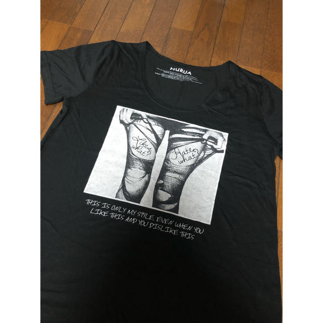 MURUA(ムルーア)の値下げ中‼︎【MURUA】Tシャツ★オシャレTシャツ★ レディースのトップス(Tシャツ(半袖/袖なし))の商品写真