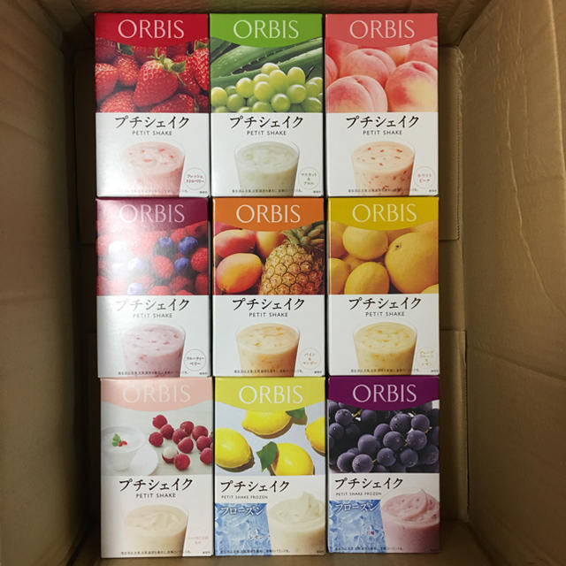 優先配送 ORBIS プチシェイク×9箱(63食)組み合わせセット オルビス 【ちわわ♡様】ORBIS - ダイエット食品