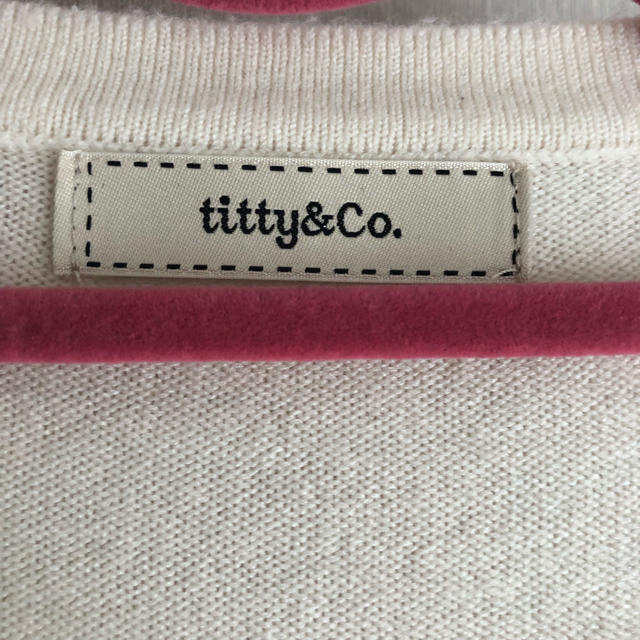 titty&co(ティティアンドコー)のニットカーデ レディースのトップス(カーディガン)の商品写真