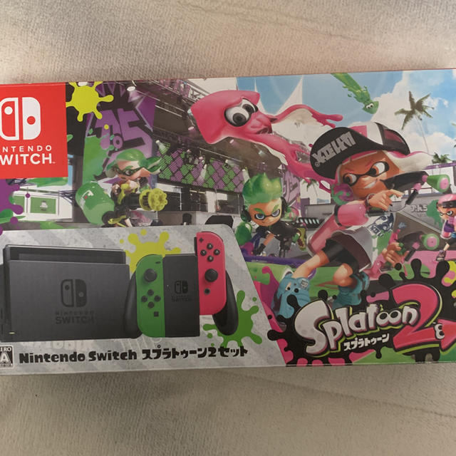 nitendo switch 本体スプラトゥーン2セット カセット付き