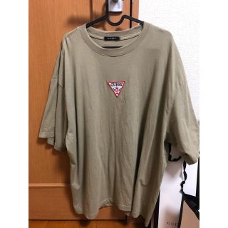 ゲス(GUESS)のGUESS ゲス ビックシルエット ロゴ刺繍 Tシャツ(Tシャツ/カットソー(半袖/袖なし))