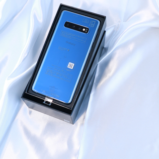 ギャラクシー(Galaxy)の【SIMロック解除済】au Galaxy S10 Prism Blue(携帯電話本体)