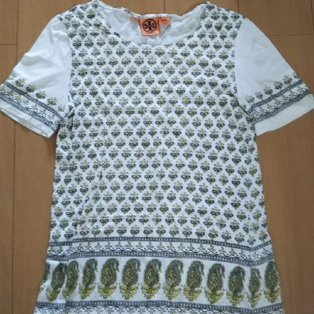 Tory Burch(トリーバーチ)のトリーバーチ 半袖 Tシャツ 柄 チュニック レディースのトップス(Tシャツ(半袖/袖なし))の商品写真