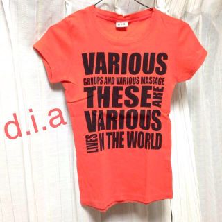 ダイア(d.i.a)のd.i.a♡Tシャツ(Tシャツ(半袖/袖なし))