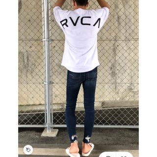 ルーカ(RVCA)のRVCA アーチロゴ ホワイト(Tシャツ/カットソー(半袖/袖なし))