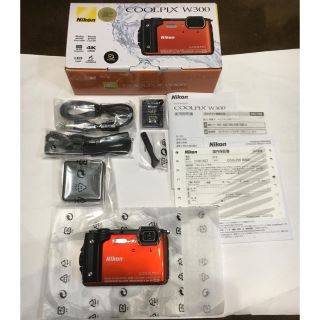 ニコン(Nikon)のNikon デジタルカメラ COOLPIX W300 OR クールピクスオレンジ(コンパクトデジタルカメラ)