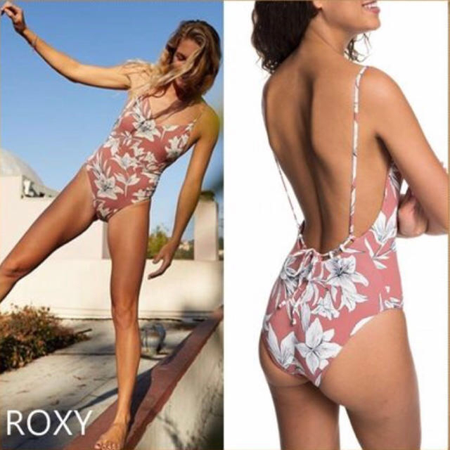 Roxy(ロキシー)の新品 タグ付き ROXY ワンピース 水着 ボタニカル レディースの水着/浴衣(水着)の商品写真