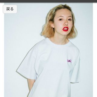 エックスガール(X-girl)のX-gir WEW限定　WORDS LOGO S/S BIG TEE  (Tシャツ(半袖/袖なし))