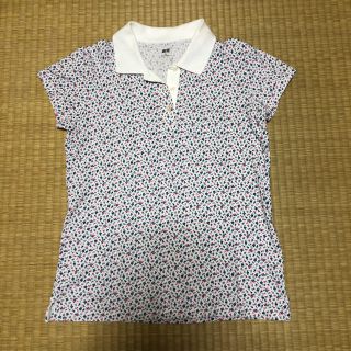 ユニクロ(UNIQLO)の花柄ポロシャツ(UNIQLO)(ポロシャツ)