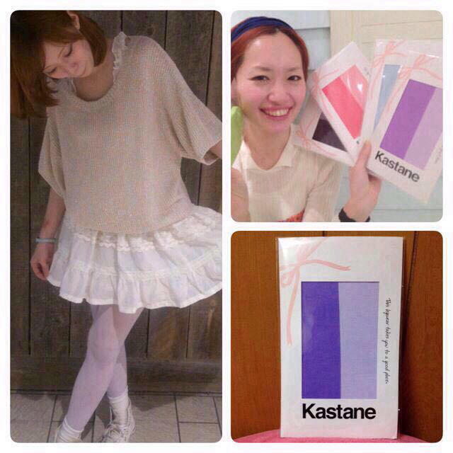 Kastane(カスタネ)のkastane カラータイツ レディースのレッグウェア(タイツ/ストッキング)の商品写真