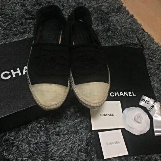 シャネル(CHANEL)のアンジェシカ様専用✨エスパドリーユ✨(スリッポン/モカシン)