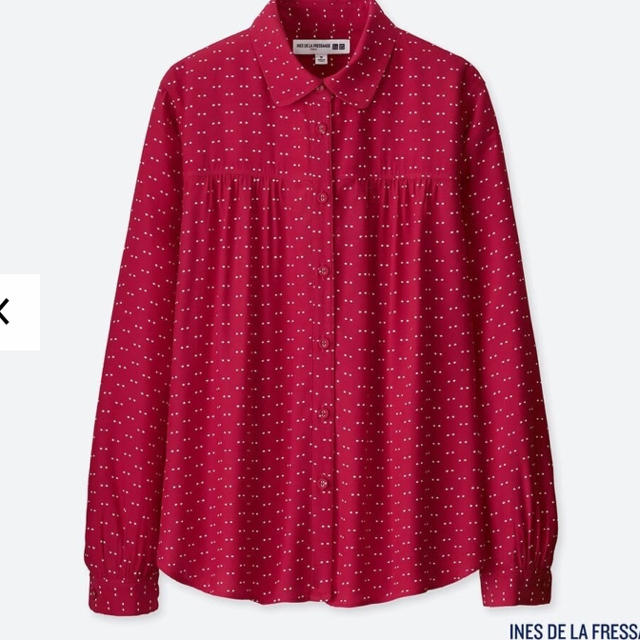 UNIQLO(ユニクロ)のブラウス レディースのトップス(シャツ/ブラウス(長袖/七分))の商品写真