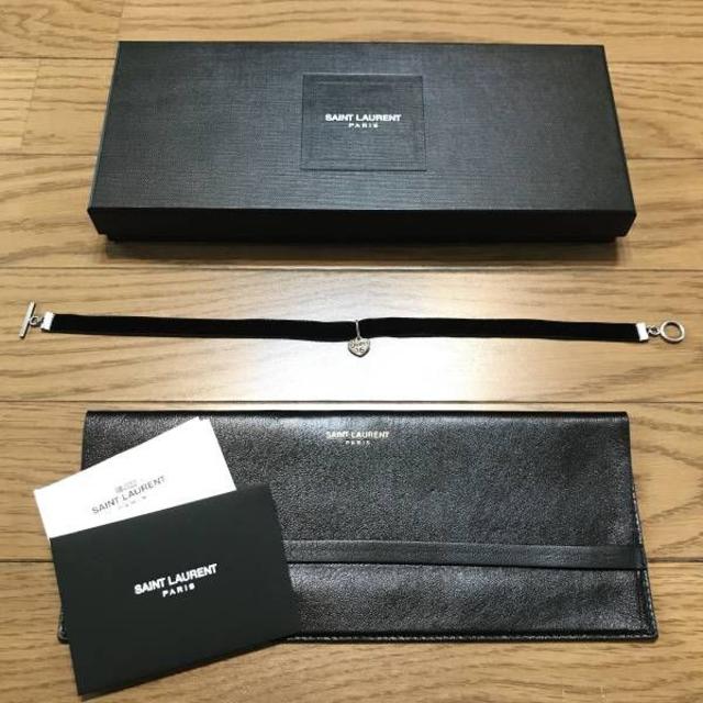 Saint Laurent(サンローラン)のSAINT LAURENT 16SS チョーカー ネックレス 黒 新品 メンズのアクセサリー(ネックレス)の商品写真