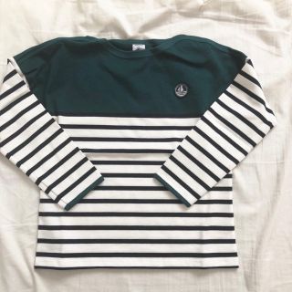 プチバトー(PETIT BATEAU)のSALE☆プチバトー カラーブロックマリニエール長袖プルオーバー(Tシャツ/カットソー)