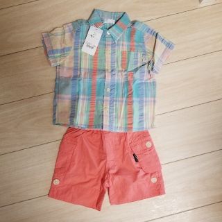 コンビミニ(Combi mini)のコンビミニ　シャツ　短パン　セット　90　男の子(Tシャツ/カットソー)