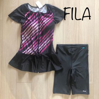 フィラ(FILA)の新品 FILA 水着 2点セット めくれ防止 チュニック M PK スポーツ(水着)