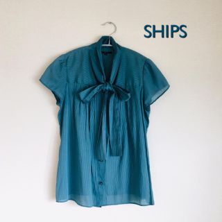 シップスフォーウィメン(SHIPS for women)のMISOGU様 シップス ボウタイブラウス(シャツ/ブラウス(半袖/袖なし))