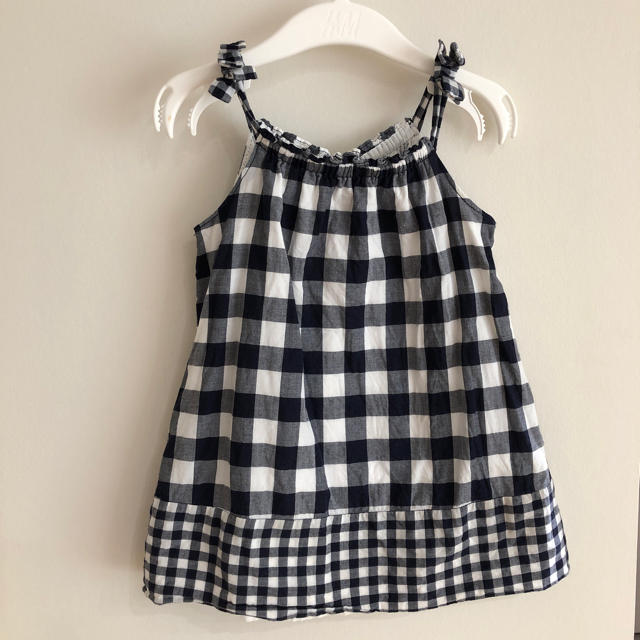 babyGAP(ベビーギャップ)のbabygap ギンガムチェック ワンピース 90cm相当 キッズ/ベビー/マタニティのキッズ服女の子用(90cm~)(ワンピース)の商品写真