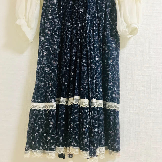 GUNNE SAX(ガニーサックス)のgunnesax 小花柄ワンピース ドレス レディースのワンピース(ひざ丈ワンピース)の商品写真