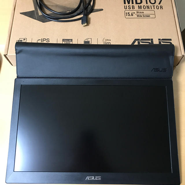 【美品】ASUS MB169B+ モバイルモニター 15.6インチ ワイド