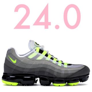 ナイキ(NIKE)のAIR VAPORMAX 95 エアマックス95 イエローグラデ 24.0(スニーカー)