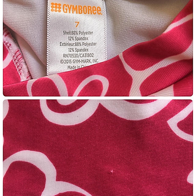 GYMBOREE(ジンボリー)のジンボリー水着 女の子  セパレート 120〜130サイズ キッズ/ベビー/マタニティのキッズ服女の子用(90cm~)(水着)の商品写真