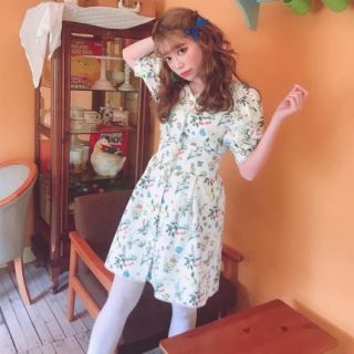 スワンキス(Swankiss)の売り切り価格Swankiss♡ SX tropical girly O/P(ミニワンピース)