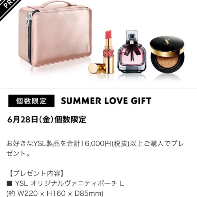 Yves Saint Laurent Beaute(イヴサンローランボーテ)の新品 イヴサンローラン  バニティ レディースのファッション小物(ポーチ)の商品写真